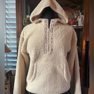 P.J. Salvage Cream Sherpa Hoodie